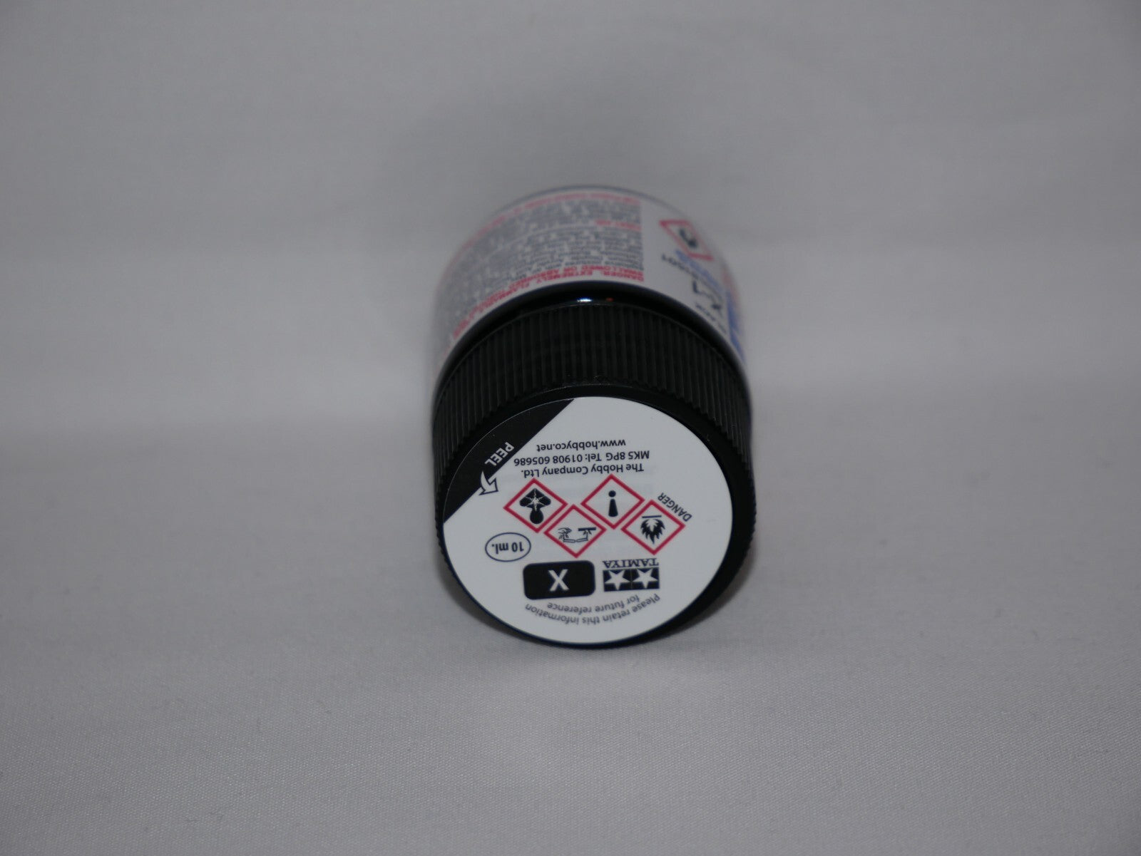 Tamiya Color Acrylic Modeling Paint Mini X-1 Black 10ml (1/3oz) Glass Jar 81501
