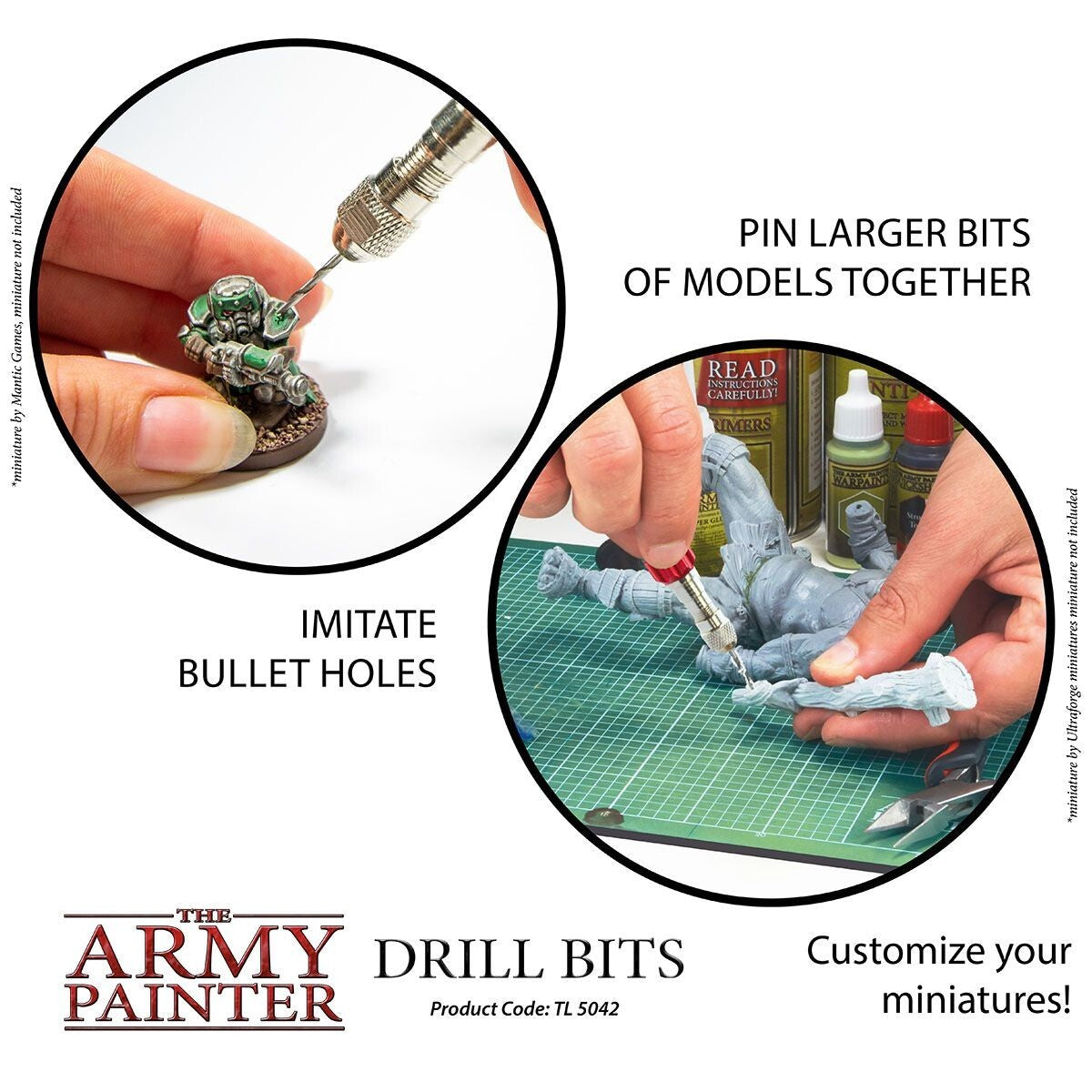 The Army Painter Multipiece Model And Miniature Drill Bit Set (10 piece) - TL5042