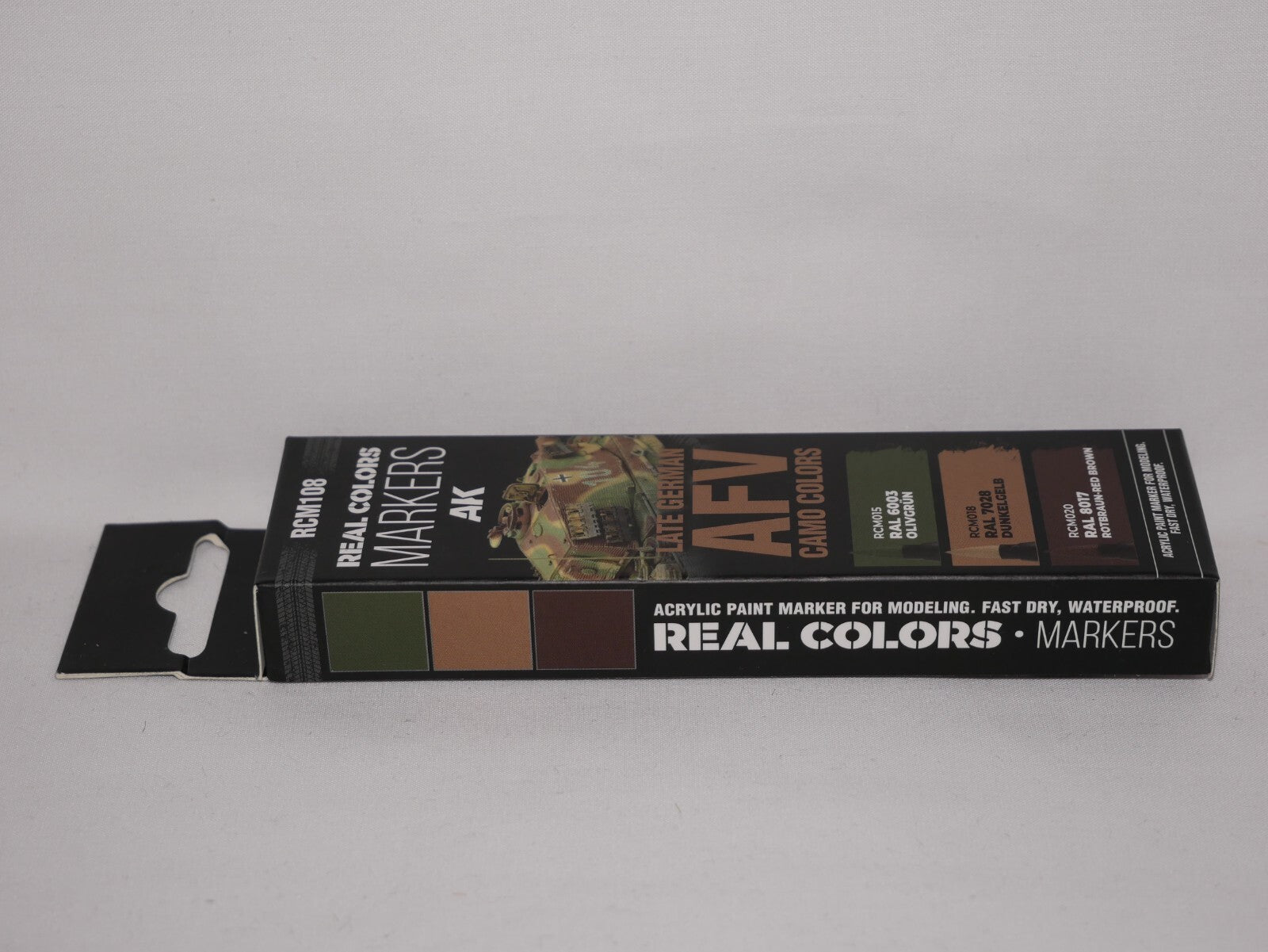 AK Interactive Real Color Markers Late German AFV Camo Colors 3 Piece Set RCM108