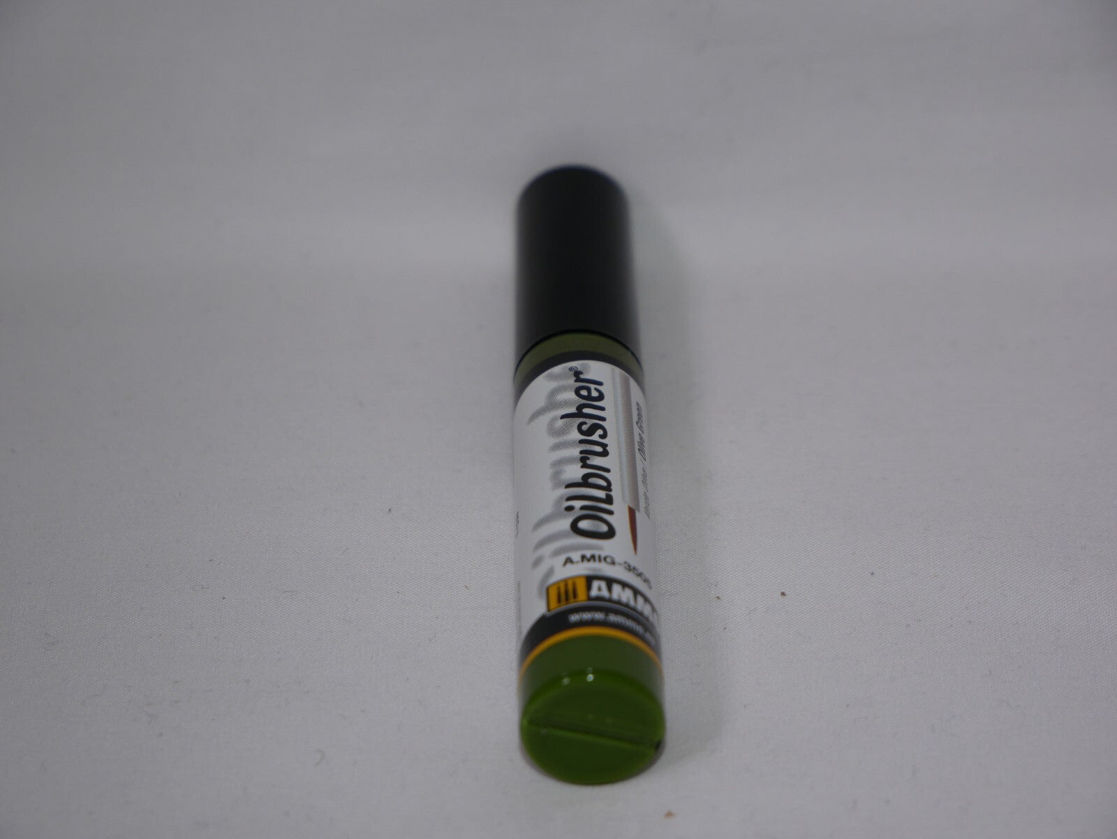 Ammo By Mig Jimenez Olive Green Oilbrusher With Fine Brush Applicator A.MIG-3505