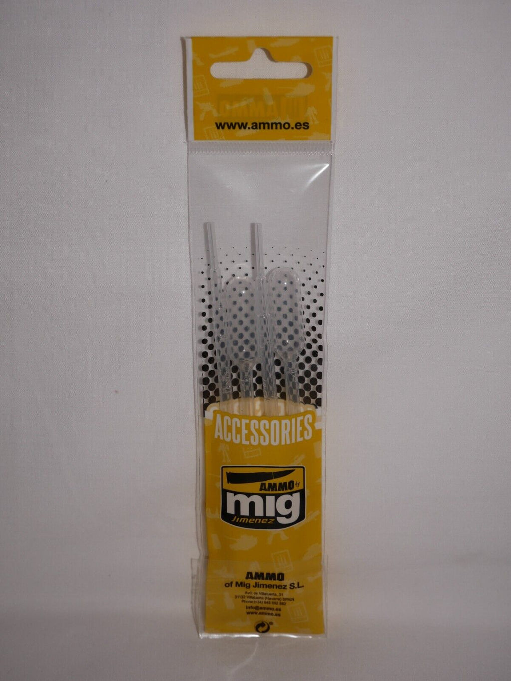 Ammo By Mig Jimenez 1mm Small Size Reusable Precision Pipettes 4 pcs A.MIG-8235