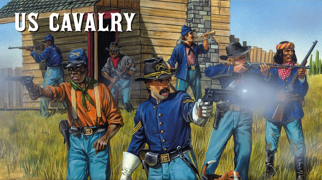 Great Escape Games Dead Mans Hand 28mm Scale Hard Plastic U.S. Cavalry - DMHP006