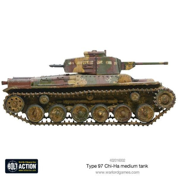 Warlord Games Bolt Action 1:56 Scale WWII Type 97 CHI-HA Medium Tank - 402016002