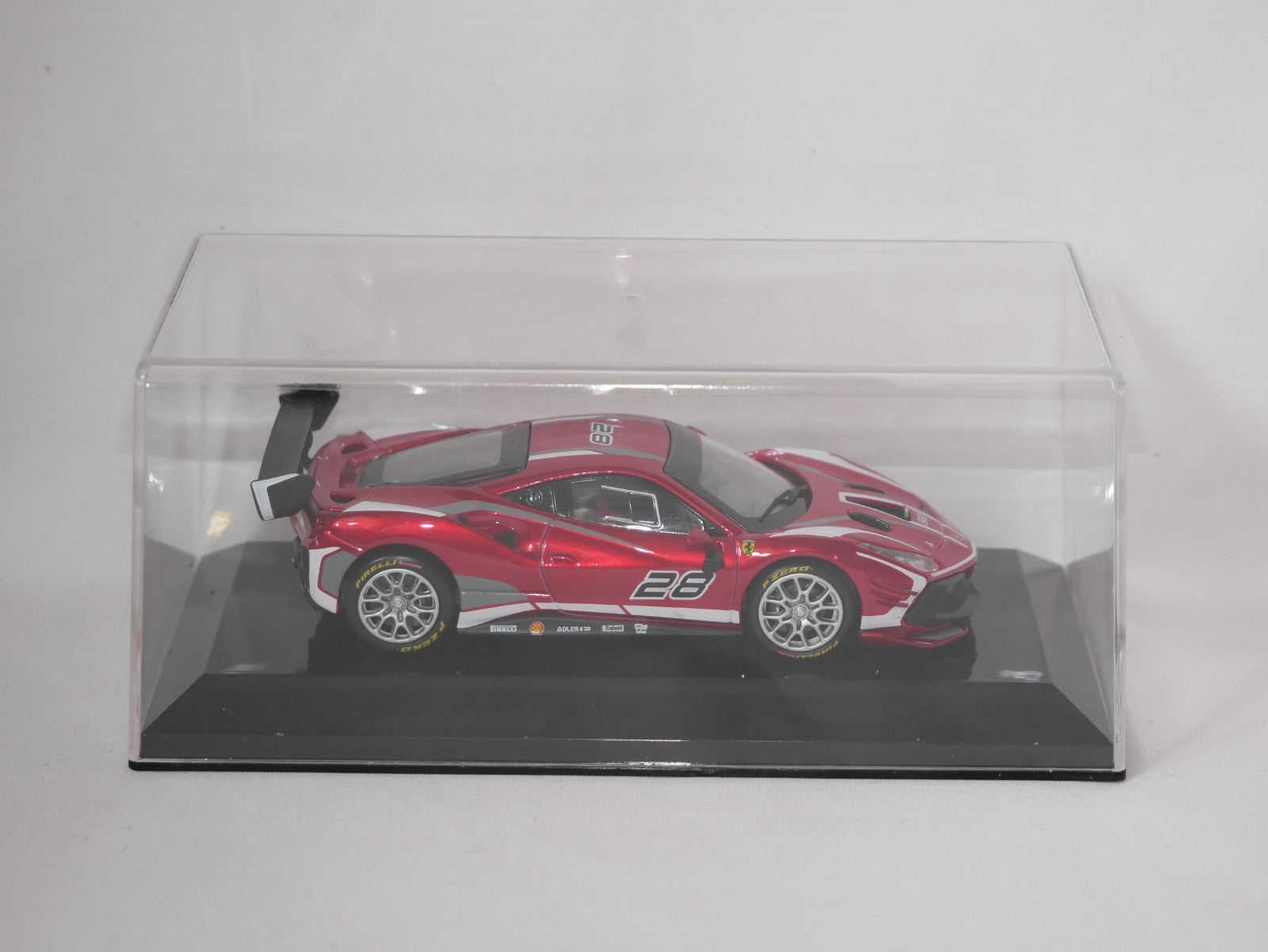 Burago 1:43 Scale Ferrari Racing 488 Challenge Evo Track Race Car 2020 #18-36309