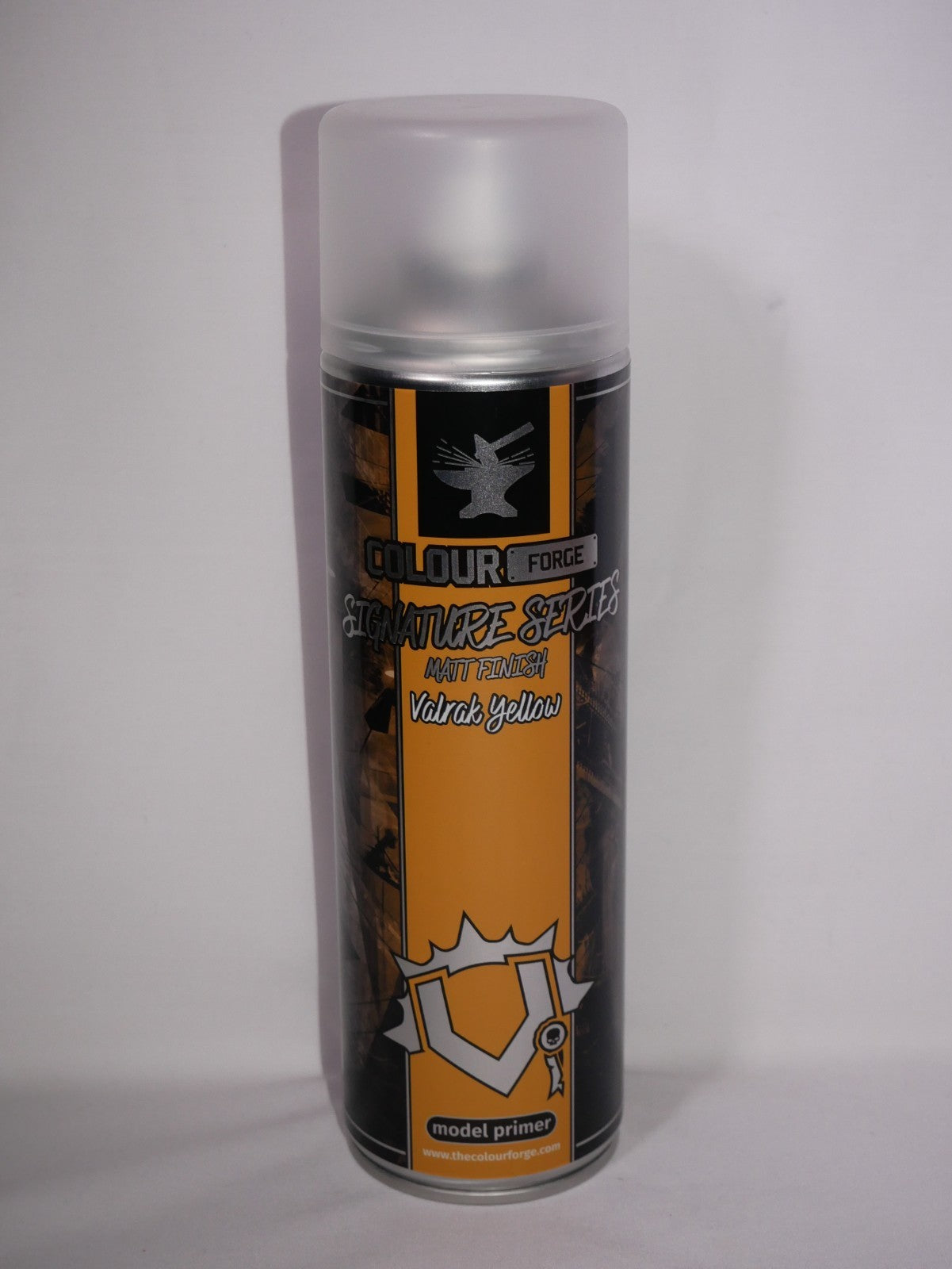 Colour Forge Signature Series Valrak Yellow Matt Finish Model Primer 500ml Can