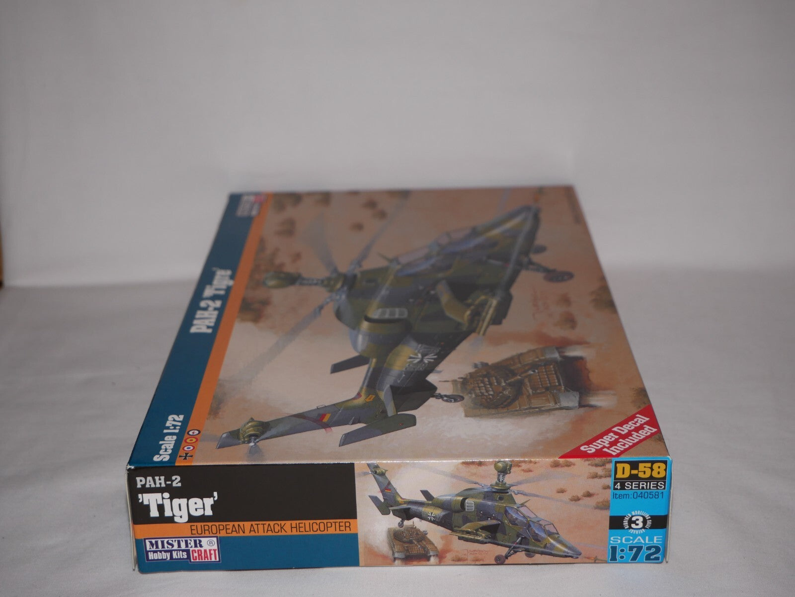 MisterCraft Hobby Kits 1:72 Scale (D-58) PAH-2 'Tigre' Attack Helicopter 040581