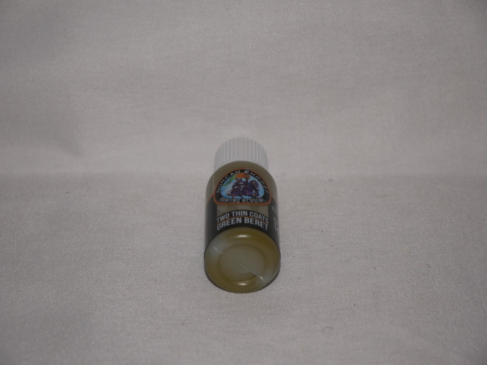 Duncan Rhodes Painting Academy 'Two Thin Coats' Green Beret 15ml Bottle - 10081