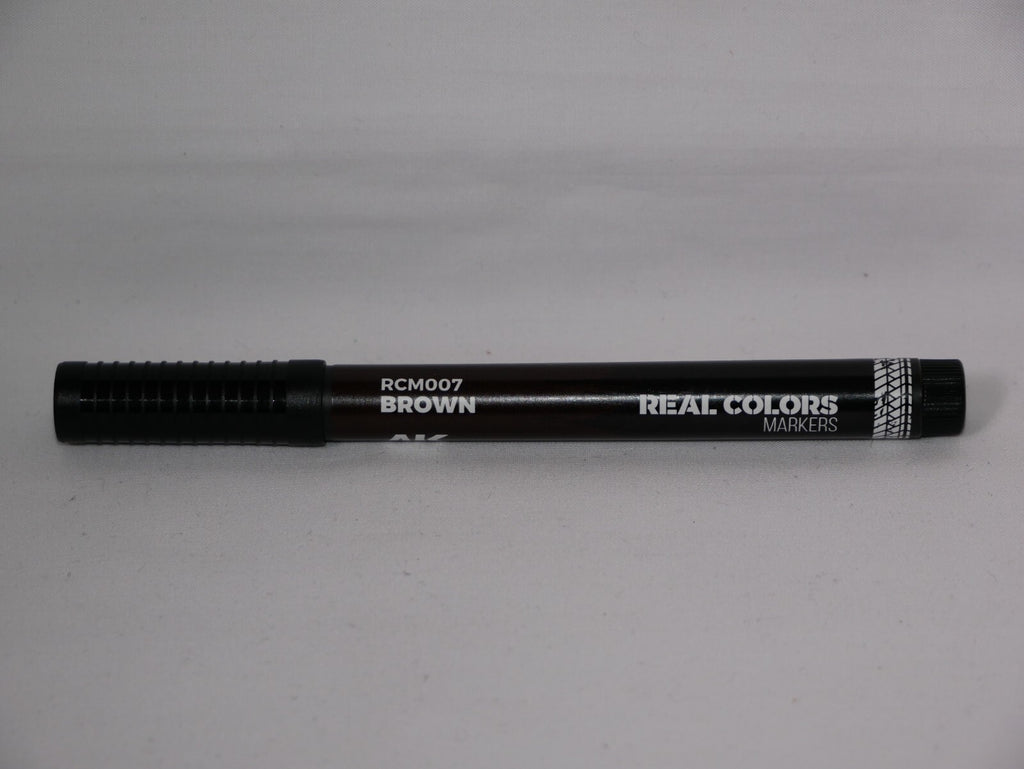 AK Interactive Real Colors Acrylic Fast Drying Paint Marker Pens Brown - RCM007