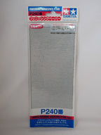 Tamiya Versatile Minimal Clogging Finishing Abrasive Papper P240 (3 Pcs) - 87093