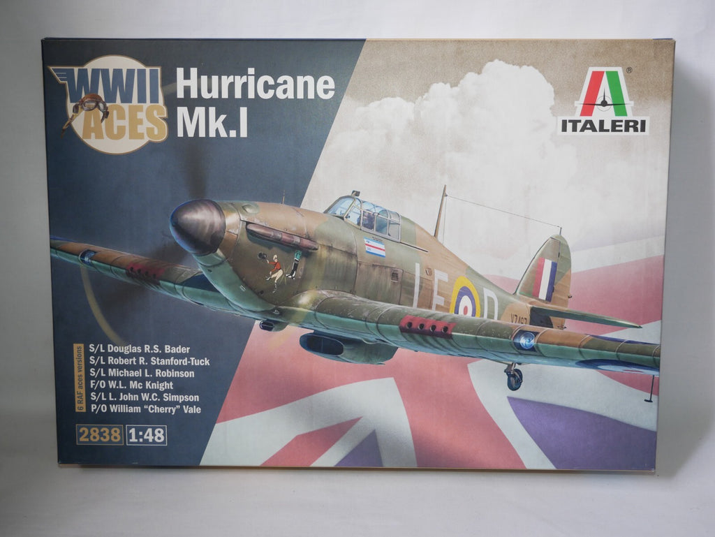 Italeri 1:48 Scale WW2 Aces Hawker Hurricane Mk.l Model Kit Skill Level 3 - 2838