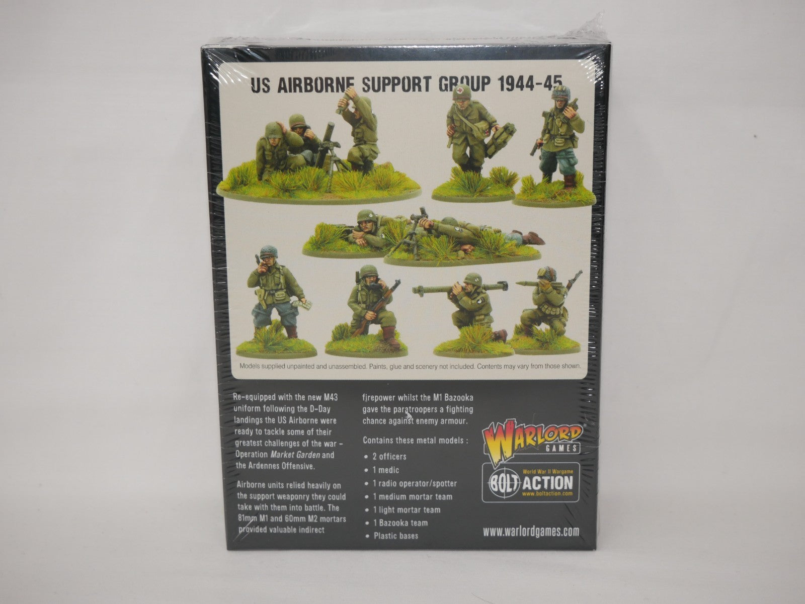 Warlord Games Bolt Action 1:56 US Airborne Support Group (1944-45) - 402213105