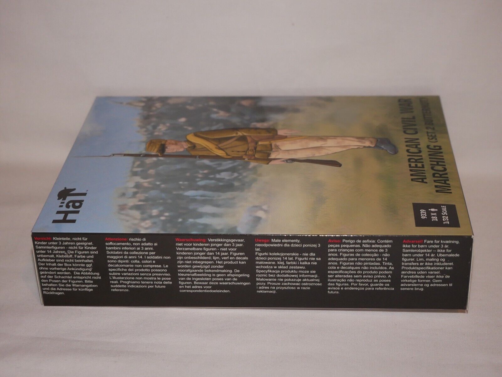 Hat Industrie 1:32 Scale American Civil War Marching (Set 2 Butternut) - 9339