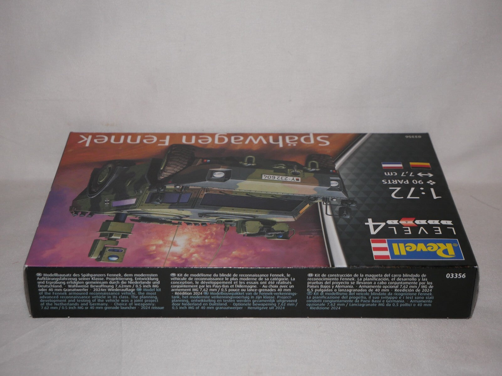 Revell 1:72 Spähwagen Fennek Armored Reconnaissance Vehicle Skill Level 4 - 03356