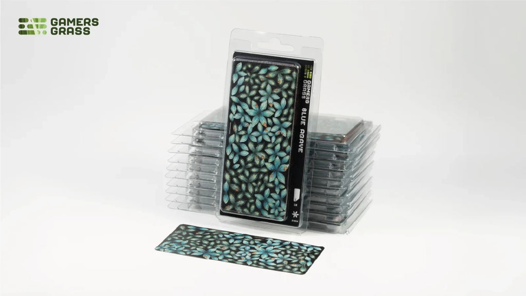 Gamers Grass Full Color Laser Cut Plants Blue Agave (69) Per Pack - GGLP-BA