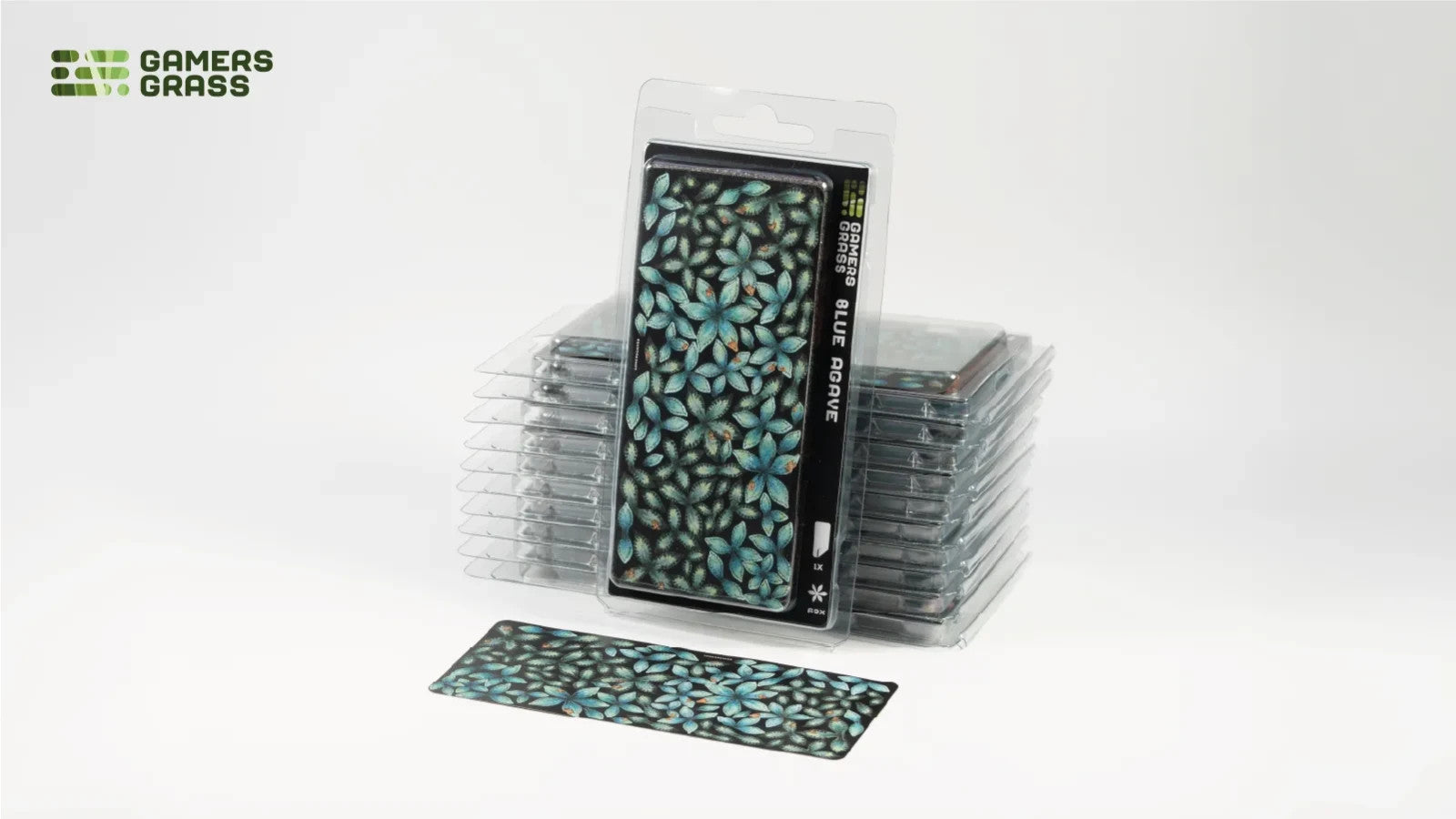 Gamers Grass Full Color Laser Cut Plants Blue Agave (69) Per Pack - GGLP-BA