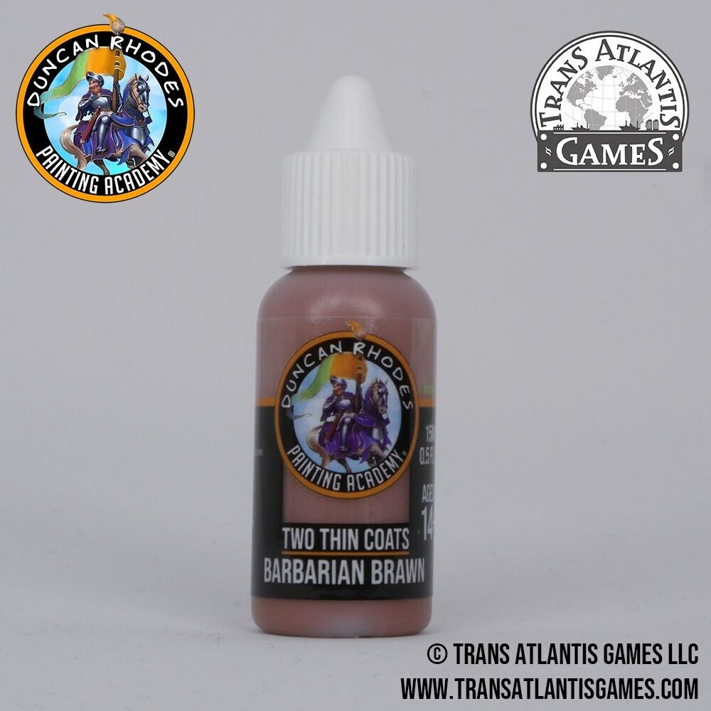 Duncan Rhodes Painting Academy Two Thin Coats Barbarian Brawn 15ml Bottle 10025