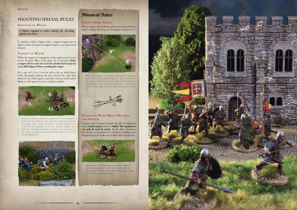Victrix Ltd Pillage Ransack The Middle Ages Hardcover Wargame Rule Book - BP1907