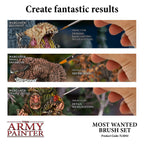 The Army Painter Most Wanted 3 Piece Brush Set For Miniature Painting - TL5043