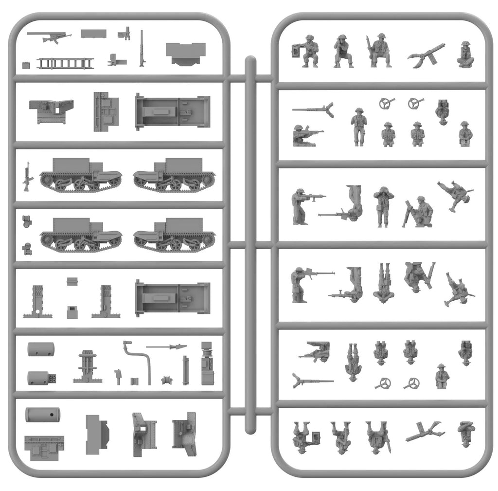 Victrix 1:144 Scale Universal Carrier With Europe & Desert Crew Options VG12031