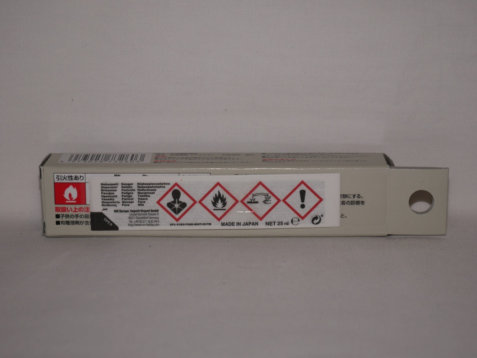 Mr Hobby Mr White R Low Viscosity Lacquer Based Putty 25g Metal Tube - (P-123)