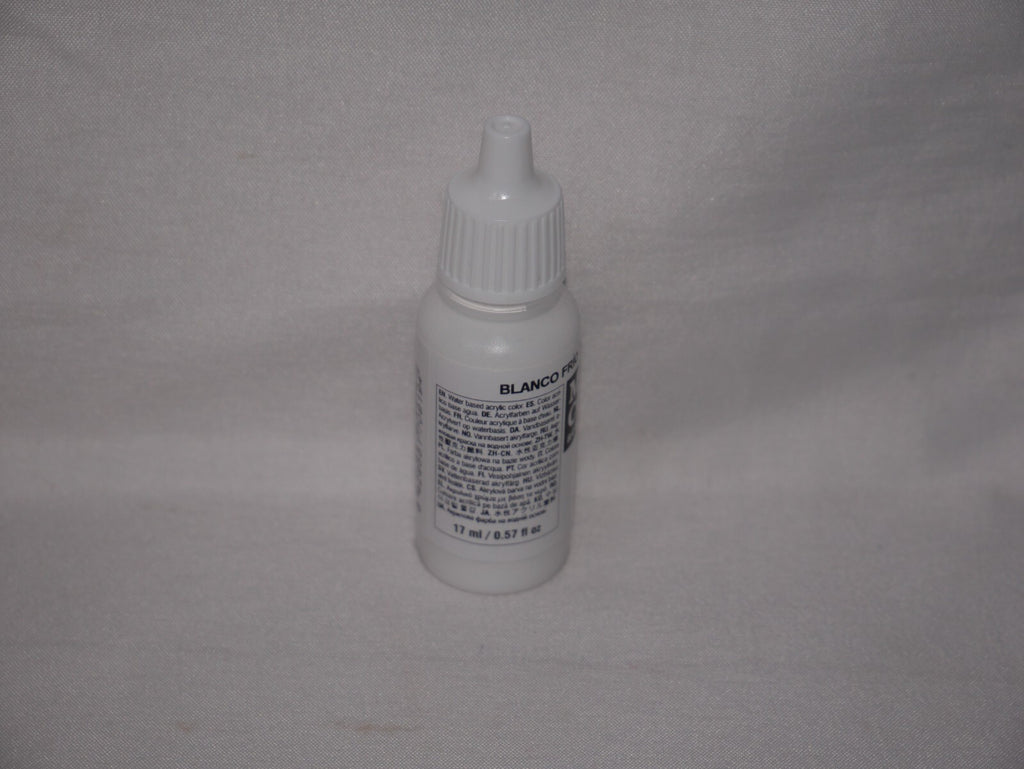 Vallejo Model Color Cold White Acrylic 17ml/0.57 fl oz Dropper Bottle - 70.919