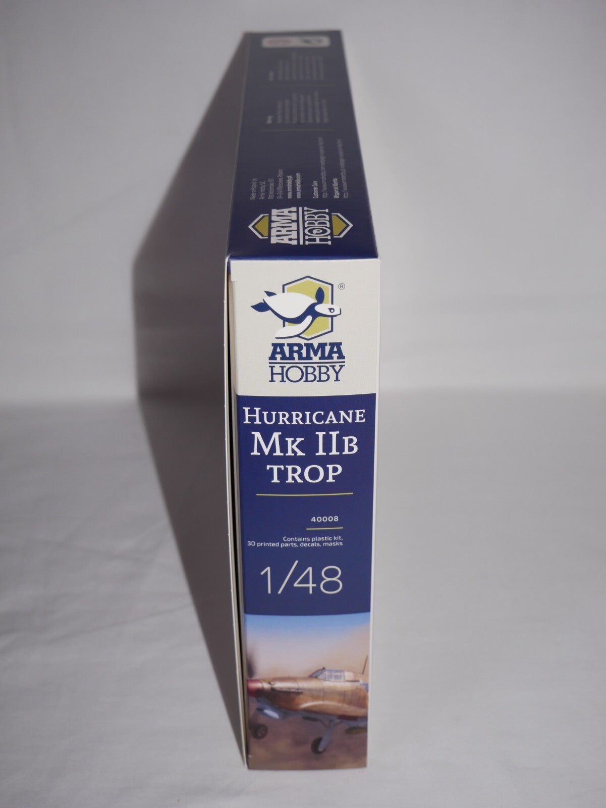 Arma Hobby 1:48 Scale RAF Hawker Hurricane Mk.IIb Trop Model Aircraft Kit - 40008