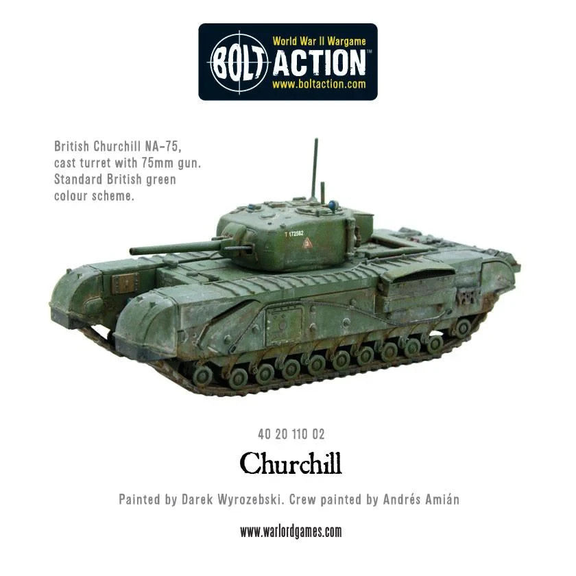 Warlord Games Bolt Action 1:56 Scale WWII Churchill Infantry Tank - (402011002)