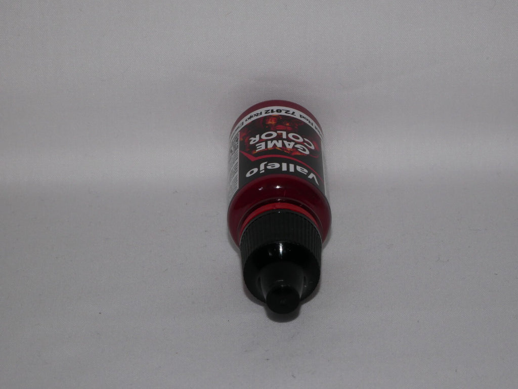 Vallejo Game Color Acrylics Scarlet Red 18ml/0.6 fl oz Dropper Bottle - 72.012