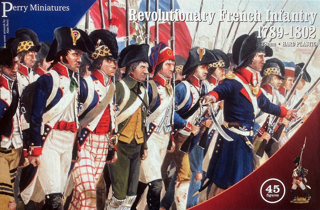 Perry Miniatures 28mm Hard Plastic Revolutionary French Infantry (1789-1802) - REVF80