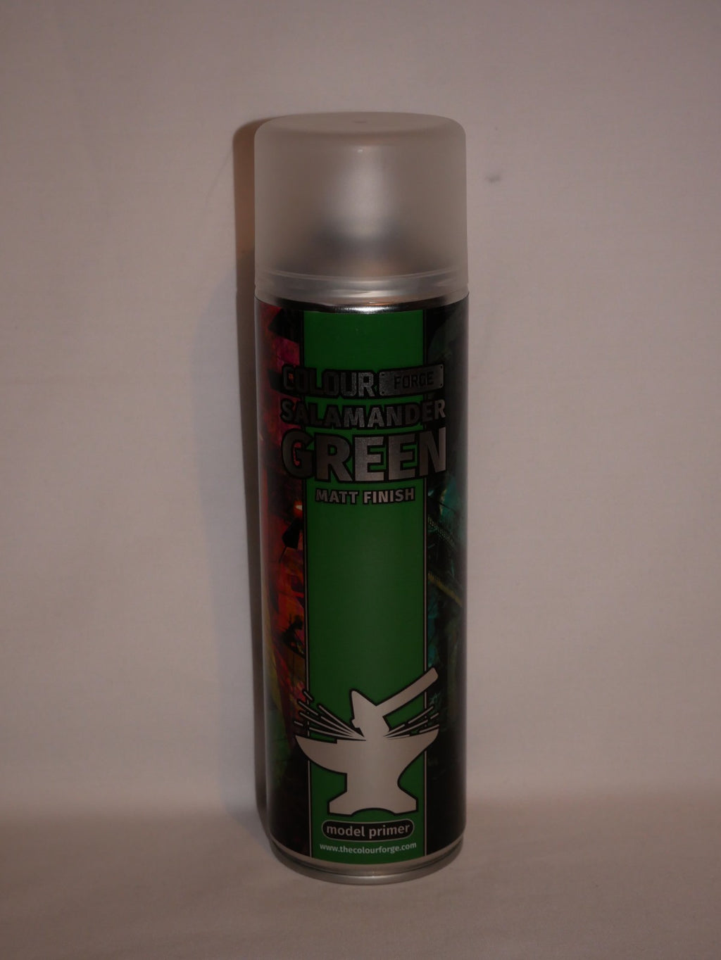 Colour Forge Salamander Green Matt Finish Model Primer 500ml Aerosol Spray Can