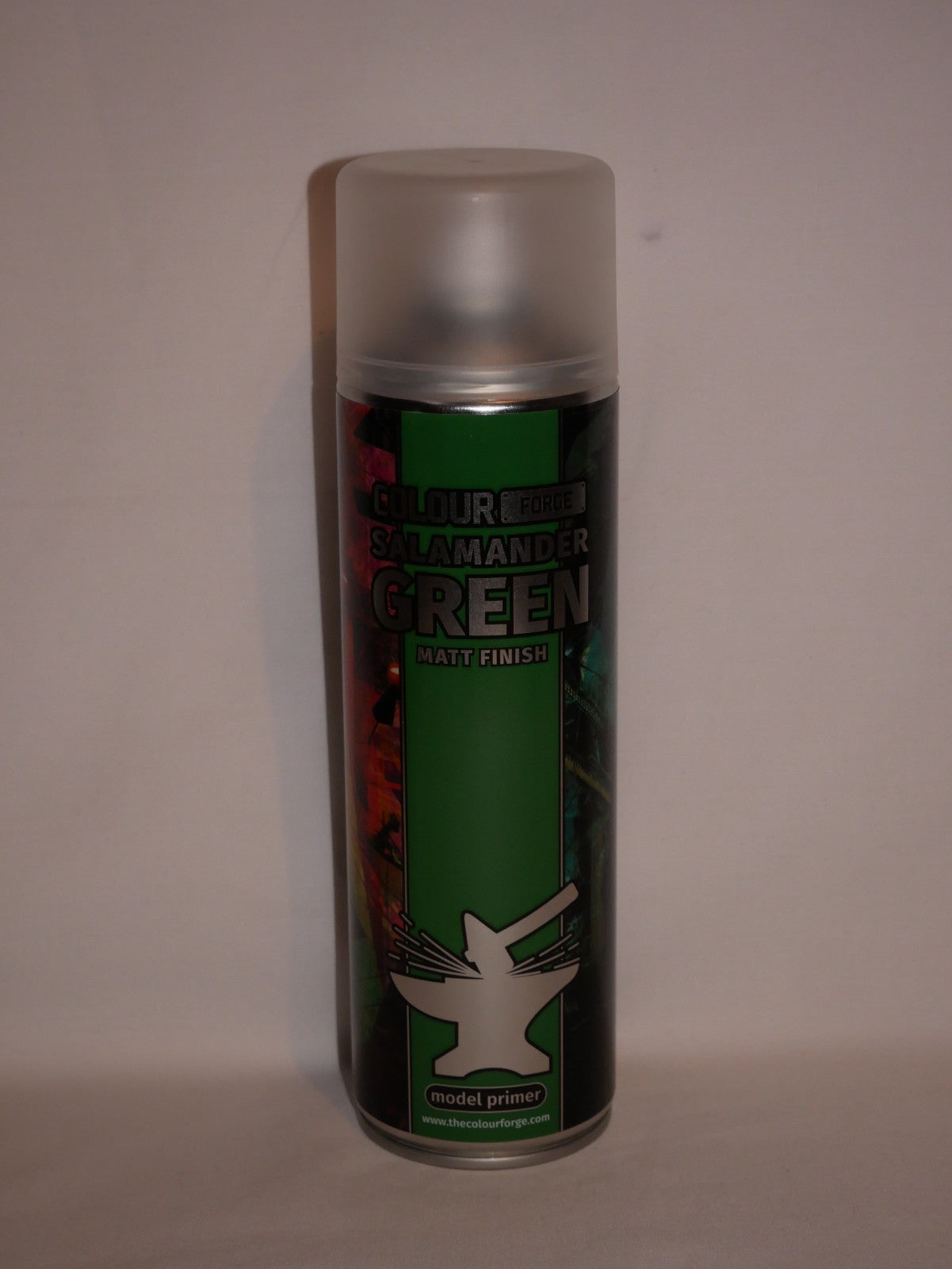 Colour Forge Salamander Green Matt Finish Model Primer 500ml Aerosol Spray Can