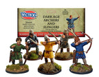 Victrix Warriors Of The Dark Ages 28mm Hard Plastic Archers & Slingers - VXDA006