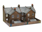 Superquick Low Relief Model Kits 1:76 Scale Four Red Brick Terrace Backs SQC5