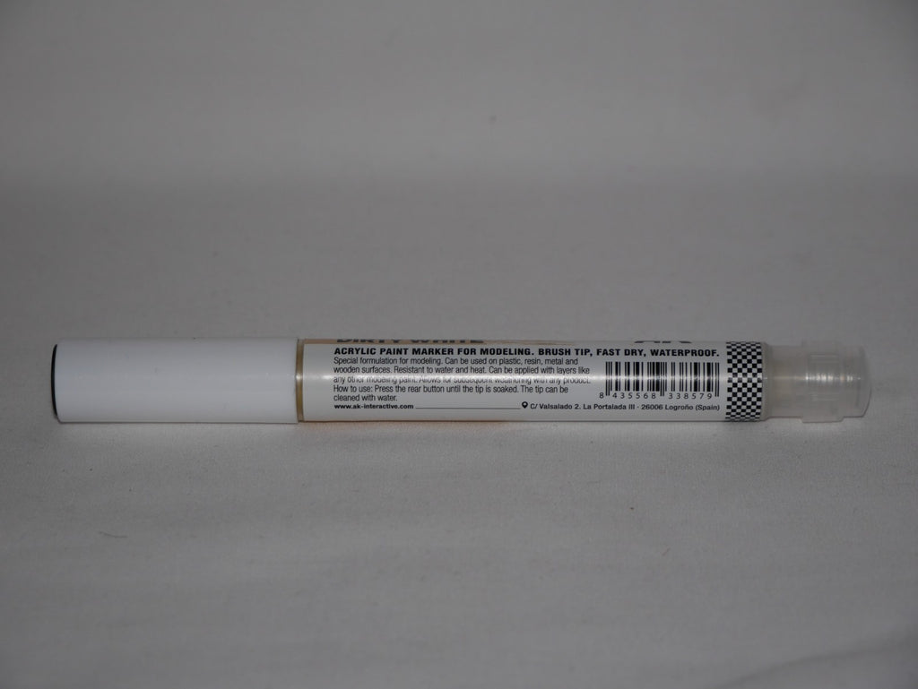 AK Interactive Acrylic Paint Playmarkers For Tabletop Games Dirty White - AKM004