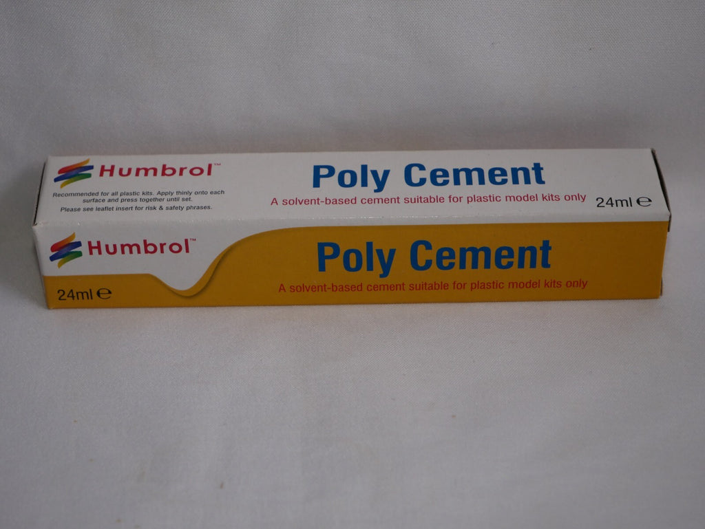 Humbrol Large Poly Cement A Solvent Based Glue For Plastics Models 24ml AE4422