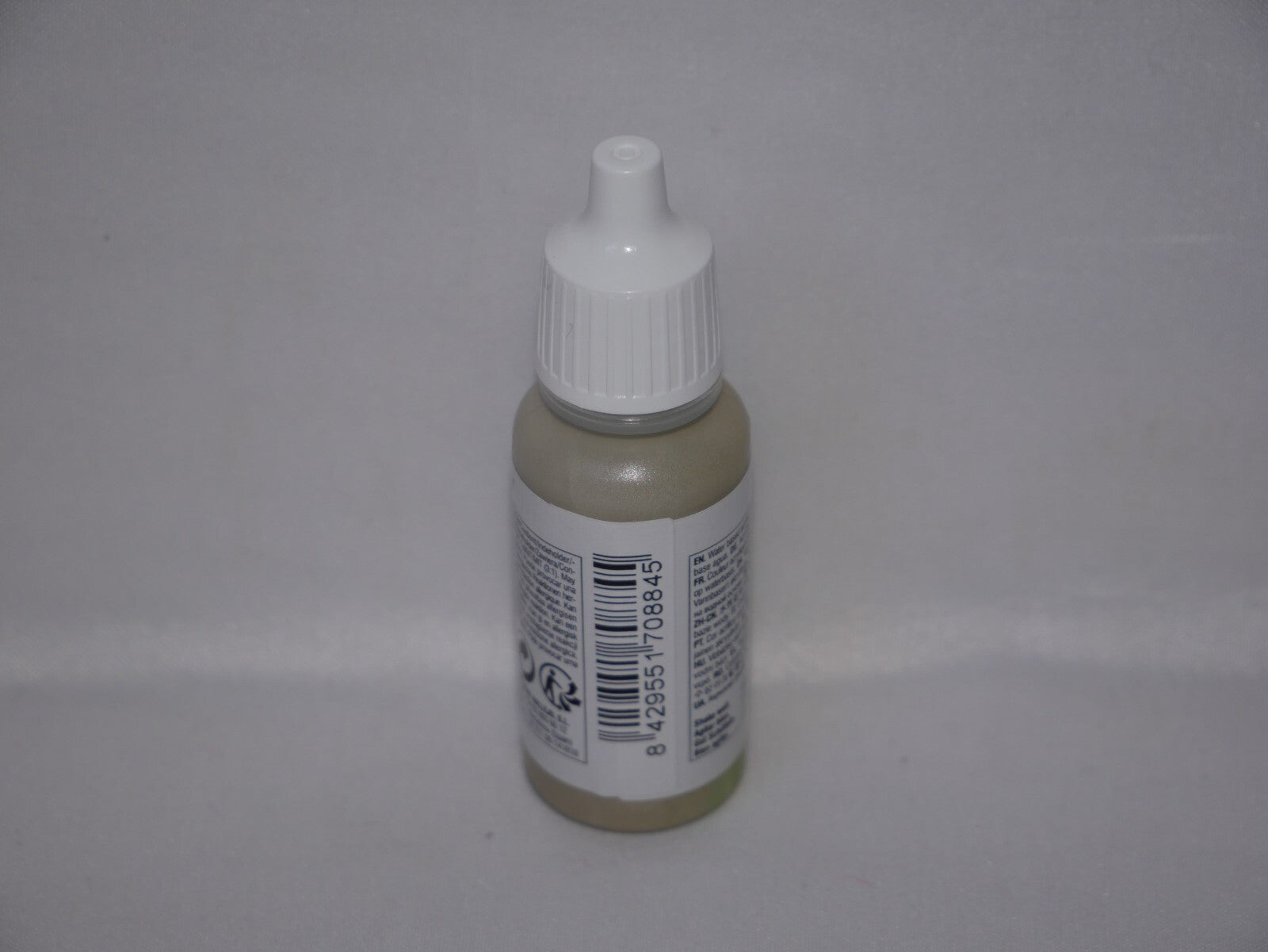 Vallejo Model Color Stone Grey Acrylic 17ml/0.57 fl oz Dropper Bottle - 70.884