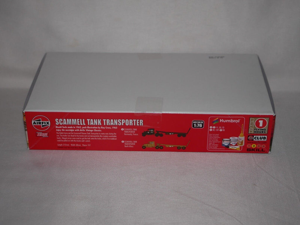 Airfix Vintage Classics 1:76 Scammell Tank Transporter Kit Skill Level 2 A02301V