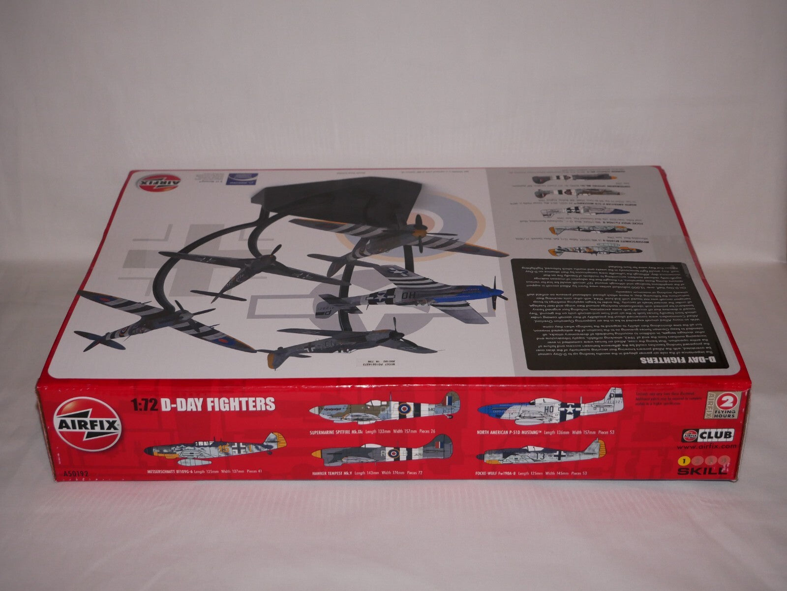 Airfix 1:72 Scale Plastic Model WW2 D-Day Fighters Gift Set Skill Level 1 A50192