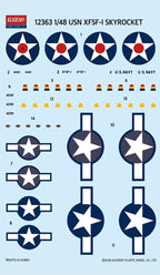 Academy 1:48 Scale USN Grumman XF5F-1 Skyrocket Model Kit Skill Level 4 - 12363