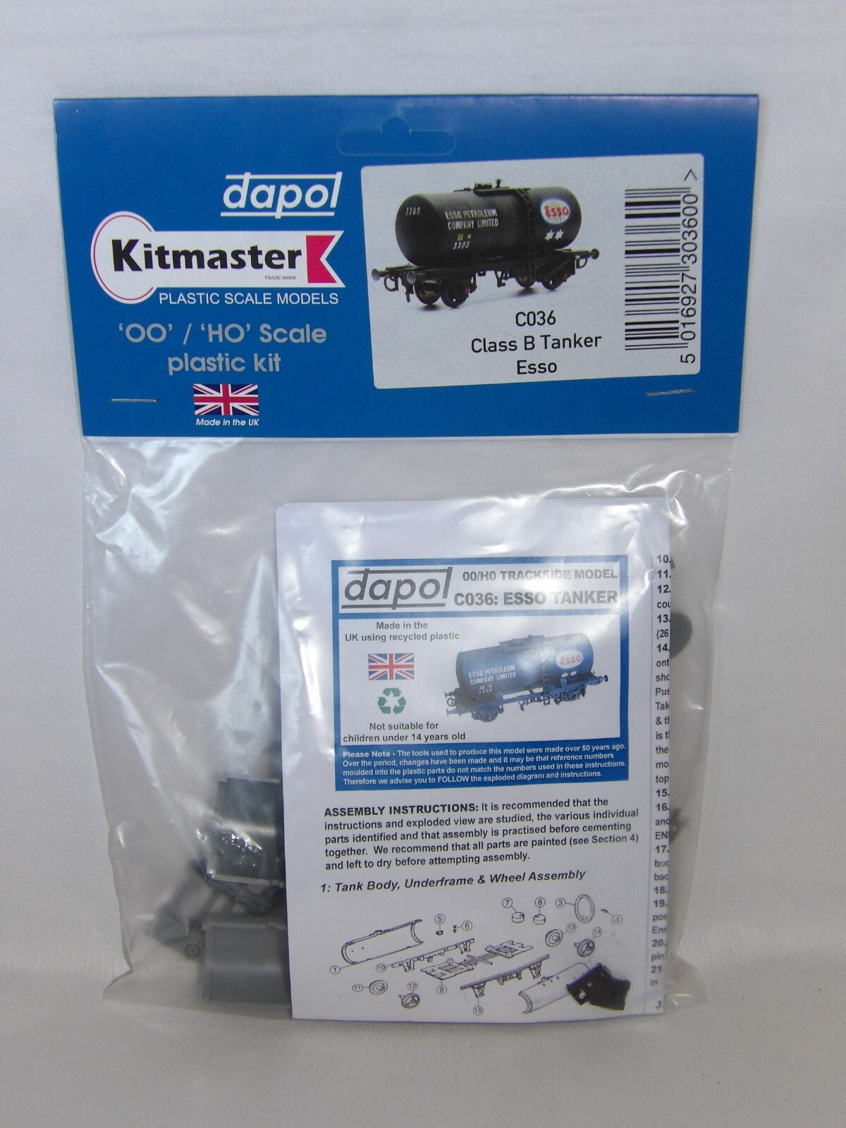 Dapol Kitmaster "OO/HO" Class B Tanker Esso C036