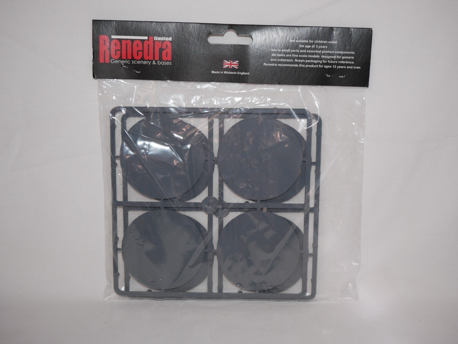 Renedra Ltd Generic Scenery & Bases 60mm Diameter Paved Effect Bases 8 Per Pack