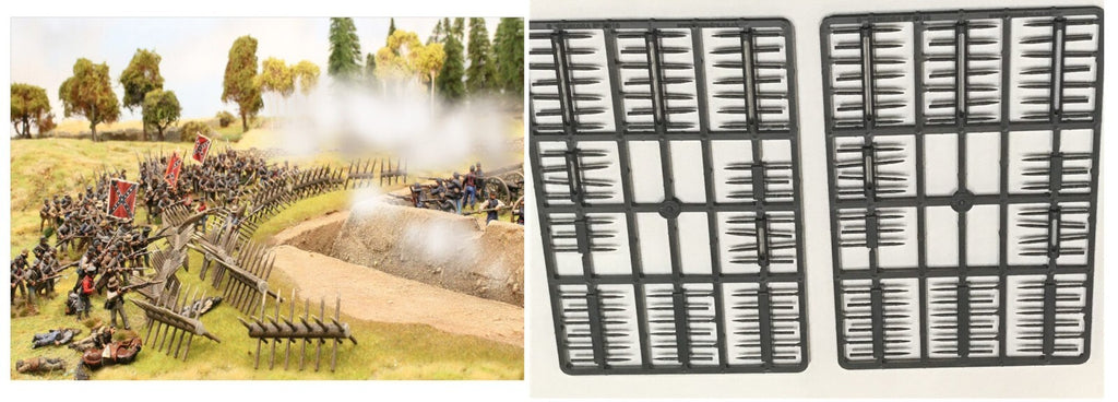 Renedra Ltd Generic Scenery & Bases Chevaux De Frise Spiked Defensive Barricades
