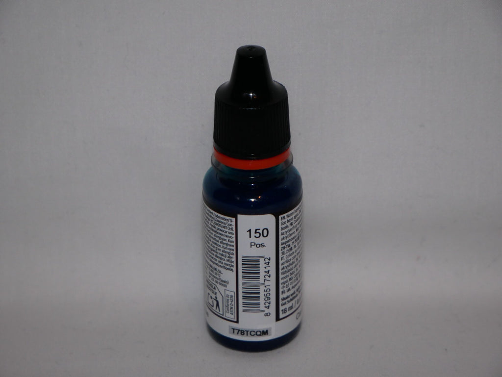 Vallejo Xpress Color Acrylics Caribbean Turquoise 18ml Dropper Bottle - 72.414