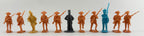 Hat Industrie 1:72 American War Of Independence Hessian Musketeers Charging - 8348
