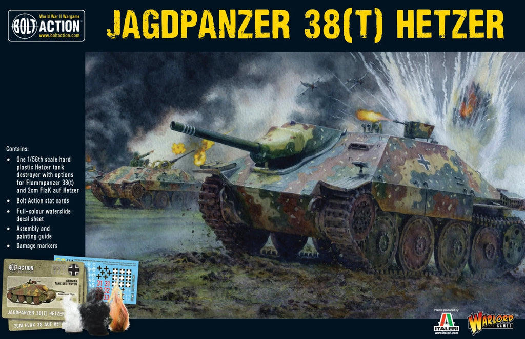 Warlord Games Bolt Action 1:56 Scale German Jagdpanzer 38(T) Hetzer - 402012020