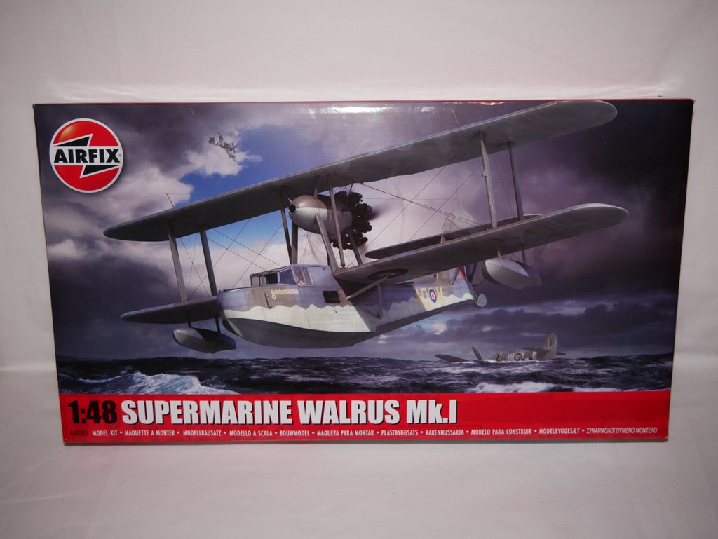 Airfix 1:48 Scale Supermarine Walrus Mk.I Model Plane Kit Skill Level 3 - A09183