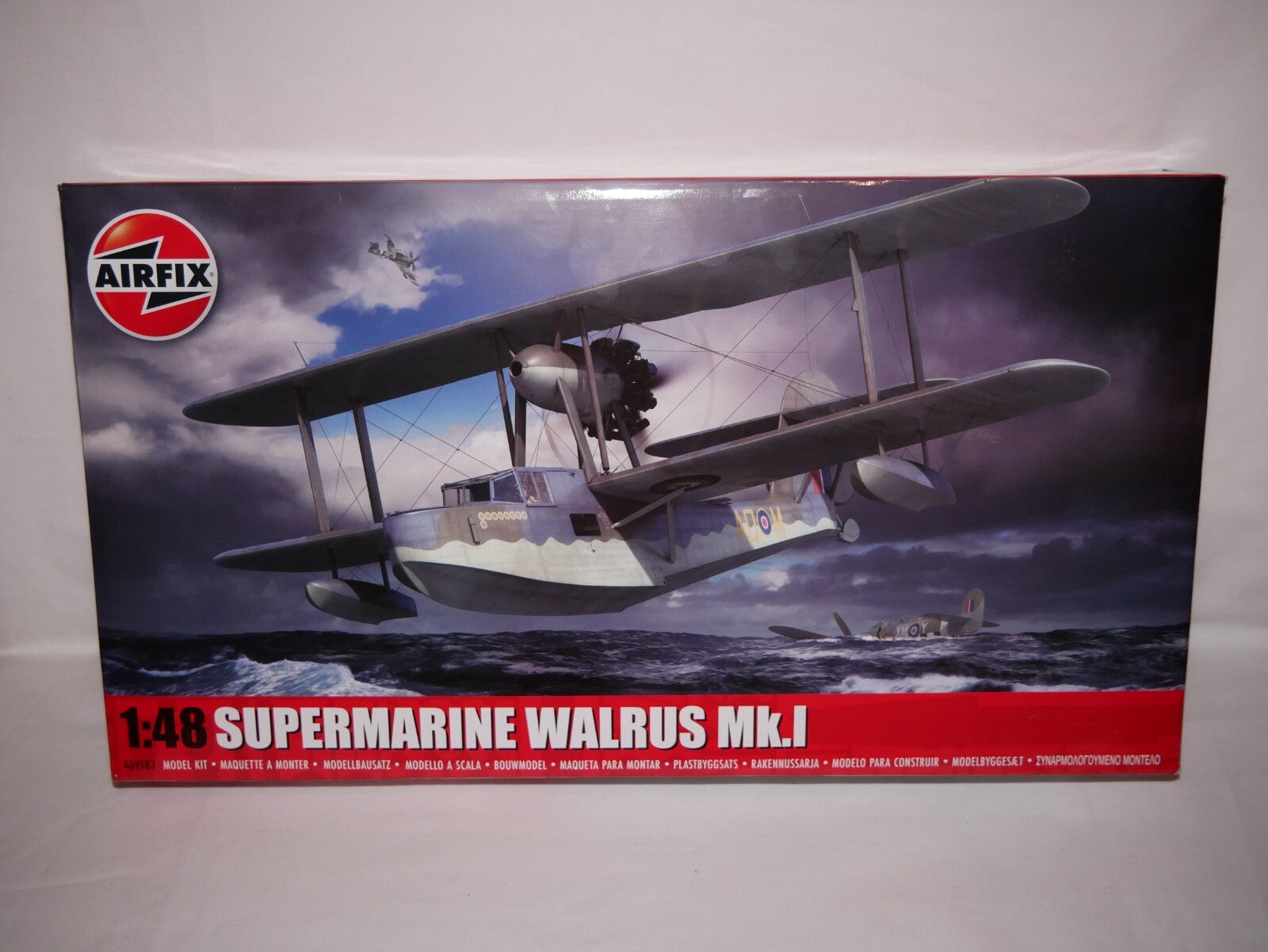 Airfix 1:48 Scale Supermarine Walrus Mk.I Model Plane Kit Skill Level 3 - A09183