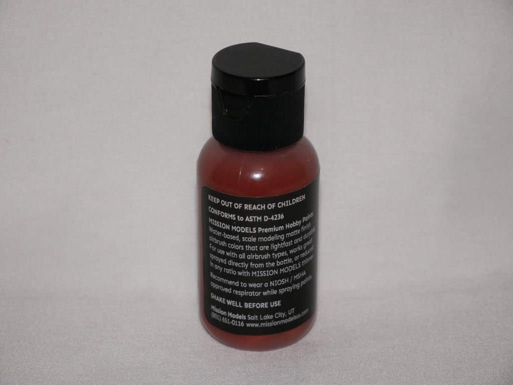 Mission Models Hobby Paints Transparet Light Rust 30ml / 1fl.oz Bottle MMW - 003