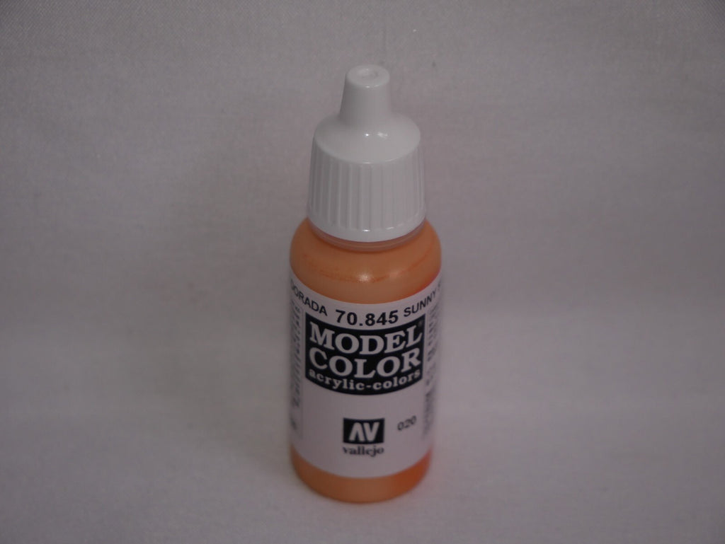 Vallejo Model Color Sunny Skin Tone Acrylic 17ml Dropper Bottle - 70.845