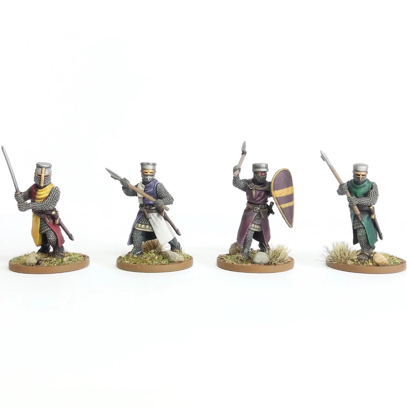 Wargames Atlantic The Age of Chivalry 28mm Foot Knights (1150 - 1320) - WAAAC001